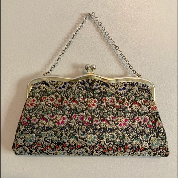 Vintage hard shell pocketbook/handbag - Picture 4 of 8